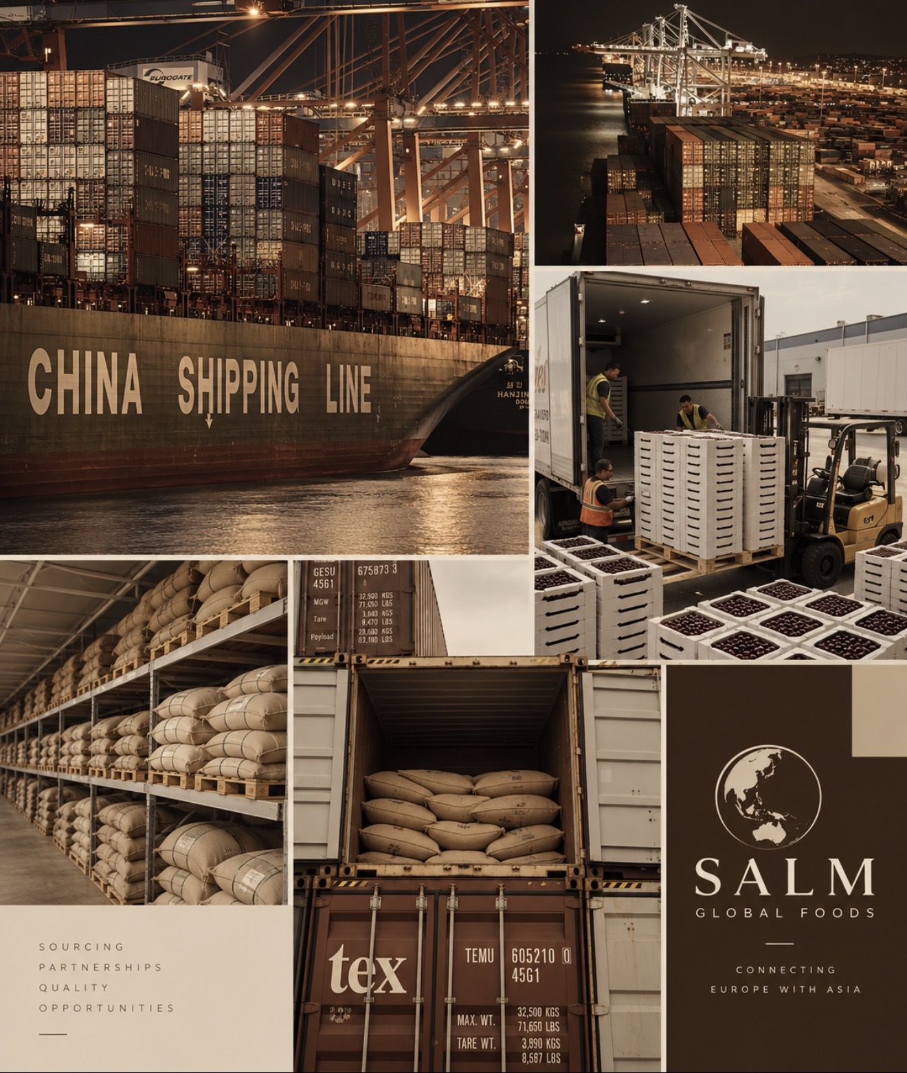 Salm Global Foods — sourcing, partnerships, quality and opportunities across Europe and Asia